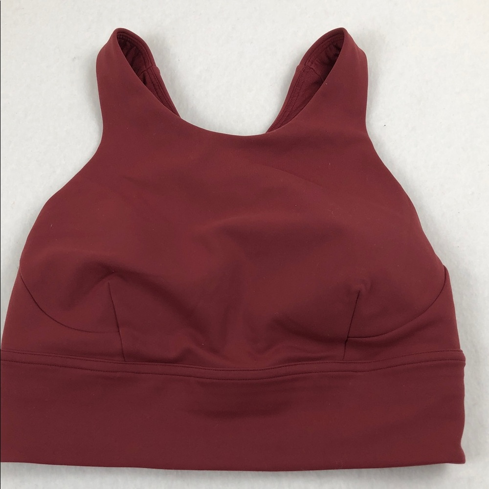 Lululemon Wunder Train Longline Sports Bra Sz 4 (A1) - Picture 3 of 7